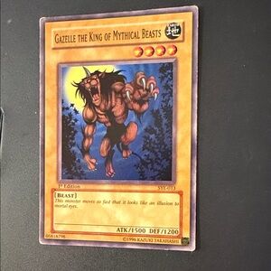 Gazelle the King of Mythical Beasts Trading Card - Brown Frame